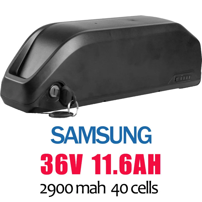 36V11.6AH Электрический велосипед 36 В 10,4-31,5 Ач SAMSUNG LG ячейка литиевая батарея для 8FUN Mid привод двигателя BBS02 литий-ионная батарея Ebike аккумулятор чехол - Цвет: 36V11.6AH