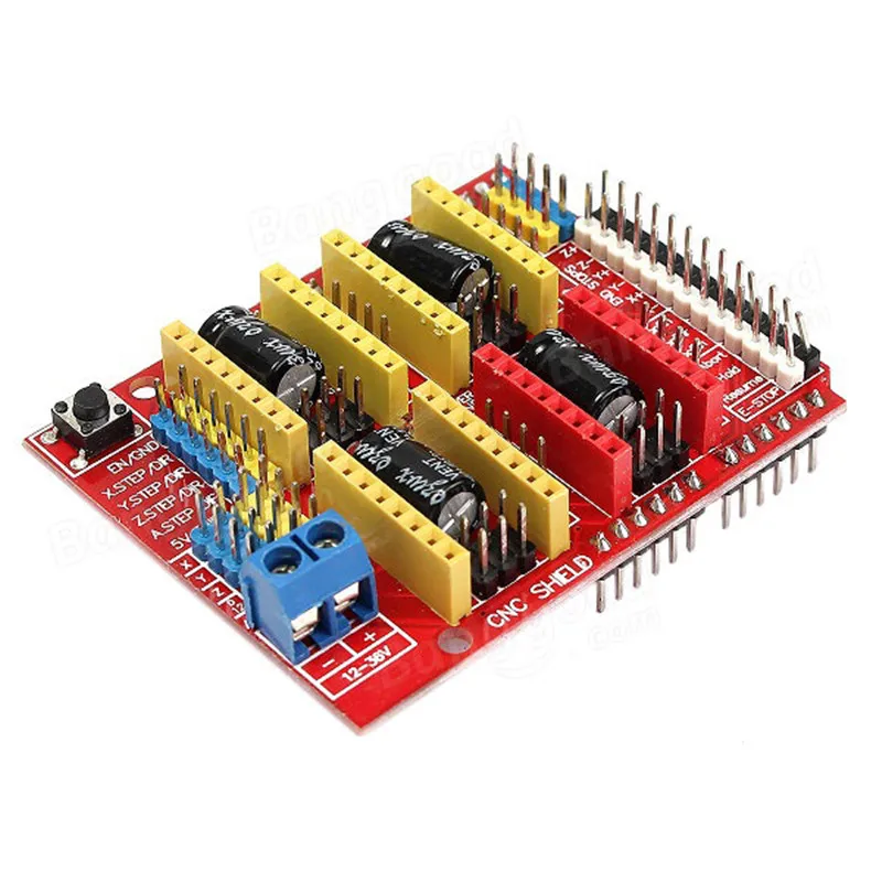 Плата расширения ismaring CNC V3.0 + UNO R3 для Arduino Драйвер шагового двигателя A4988 с