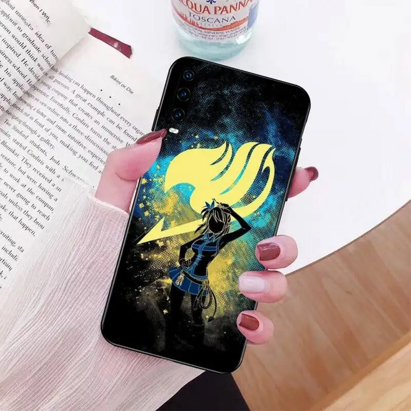 HPCHCJHM Феи хвост черный ТПУ мягкий чехол для телефона Huawei Honor 20 10 9 8 8x 8c 9x 7c 7a Lite view pro |