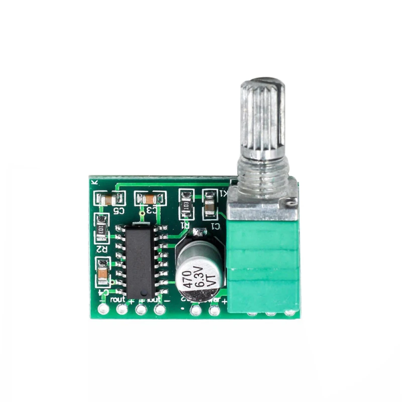 

PAM8403 Mini 5V Power Audio Digital Amplifier Board High-fidelity Sound Quality With Switch Potentiometer Can Be USB Powered