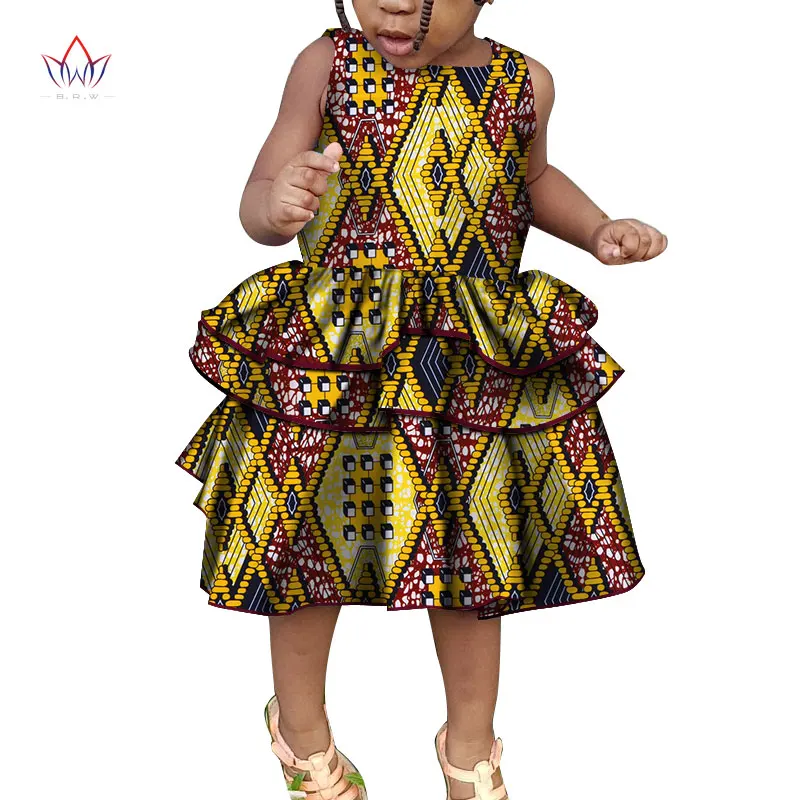 2020 летняя африканская одежда для детей с круглым вырезом традиционное Хлопковое