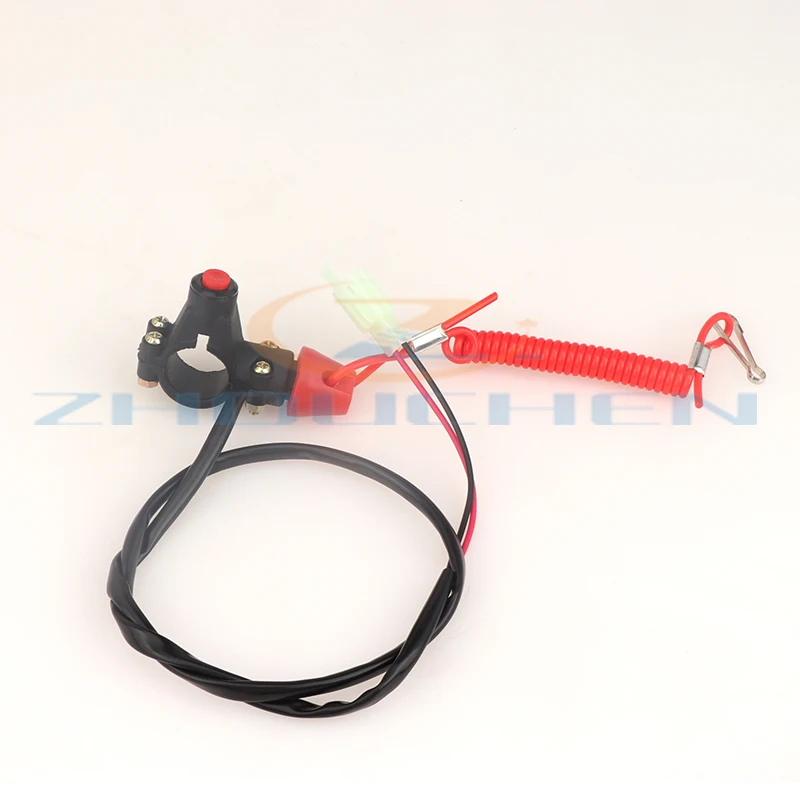 

Suitable for motorcycle marine arc extinguishing chamber de parada l engine tether lanyard emergency stop engine switch