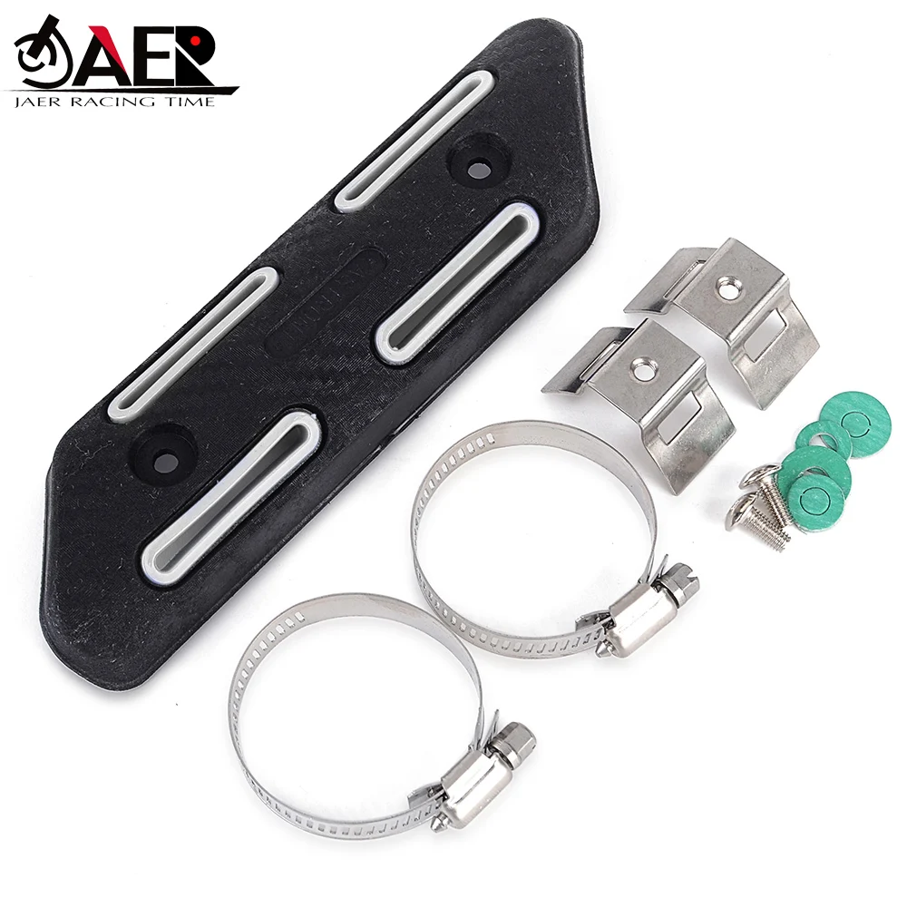 

Защита выхлопной трубы мотоцикла глушитель Защитная крышка тепловой экран для Yamaha YZF250 YZF450 YFZ250 YFZ450 WRF250 WRF450