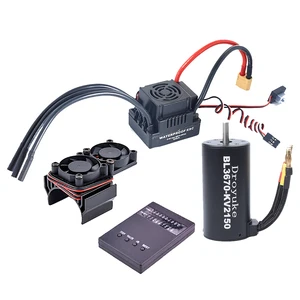 Водонепроницаемый 3660 2600кв3300кв3800кв и 3670 1900кв 2150кв2650кв бесщеточный двигатель 80A120A бесщеточный ESC комбинированный набор для автомобиля 18 RC