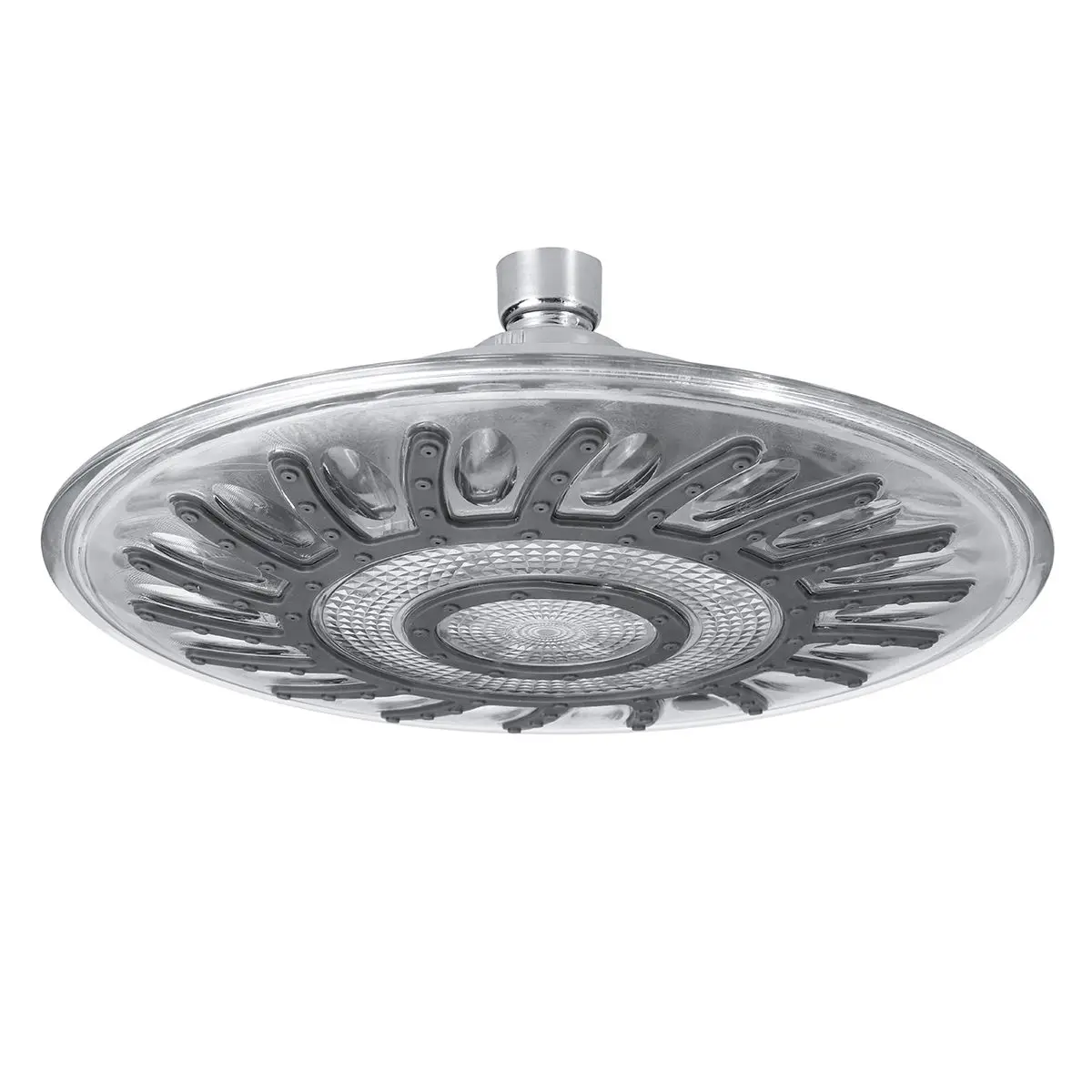 

RGB Water Temperature Control Shower Head Fantastic LED Light Bathroom Silver Shower Head No electricity