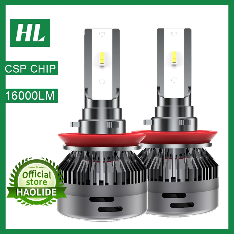 /HL светодиодный H1 H4 H7 HB3 HB4 H11 лампы для передних фар авто Противотуманные фары