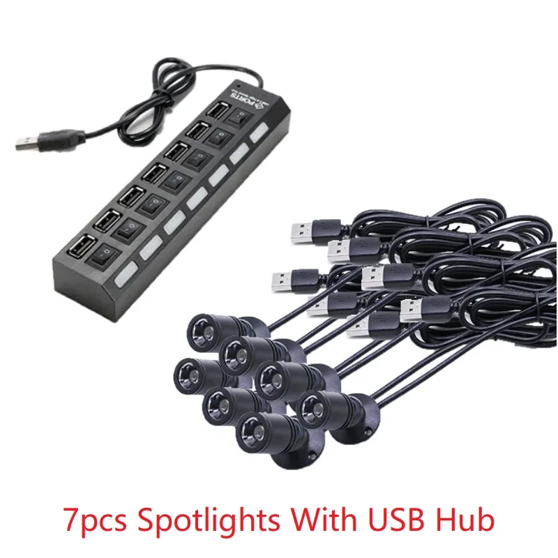 

етрнLED USB мини светодиодный прожектор 1Вт 3Вт