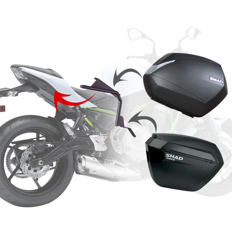 Боковые коробки и комплект вешалки для Ducati DIAVEL 1200 2012-2017 SHAD SH23 мотоциклетный Чехол