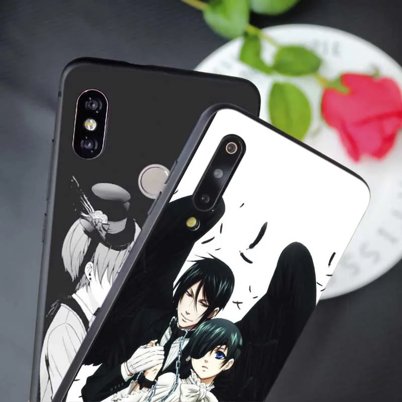 Аниме Черный дворецкий чехол для телефона xiaomi mi 9 pro 9t se 8 pocophone f1 x 3 Мягкий