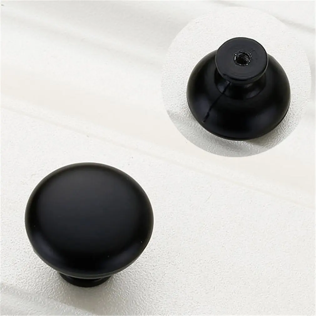 Черные дверные ручки шкаф выдвижной ящик кухонный для мебели Аппаратные