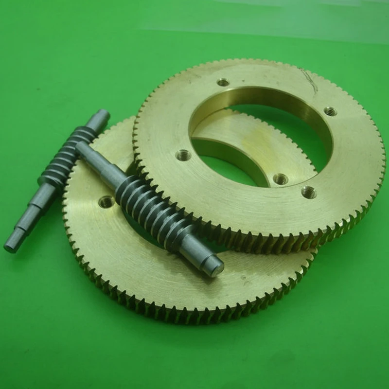 Stainless Steel Worm Tin Bronze Gear Wear 1:90 Reduction Ratio Large | Обустройство дома