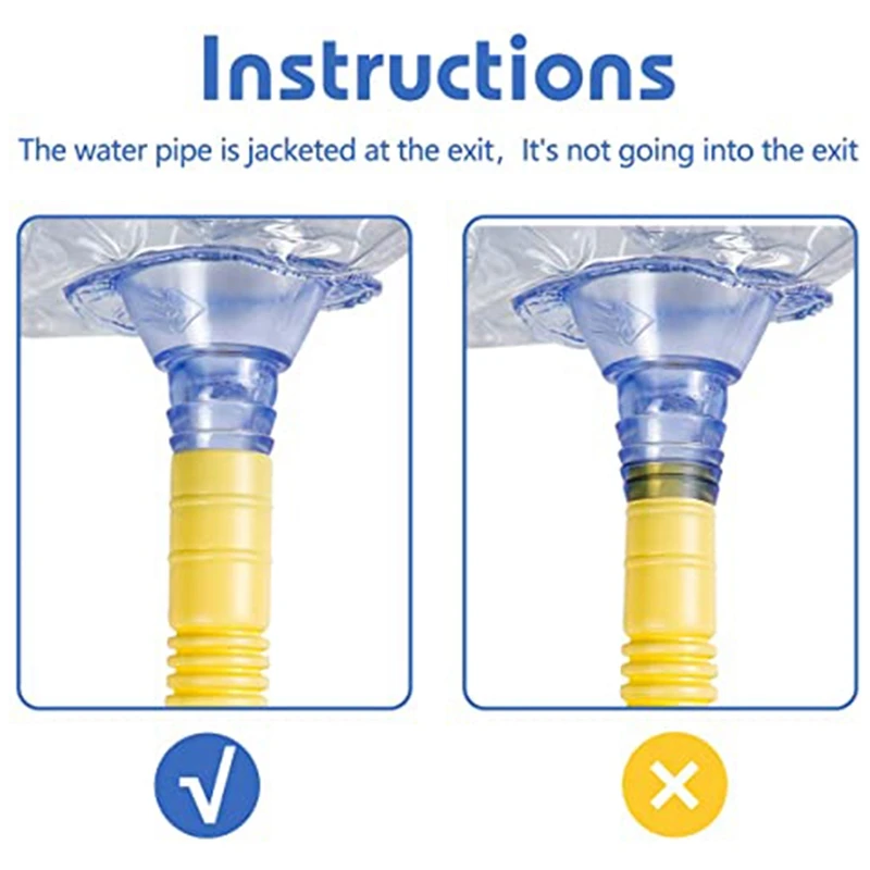 MLGB разделенная Крышка для очистки кондиционера с водопроводной трубой и
