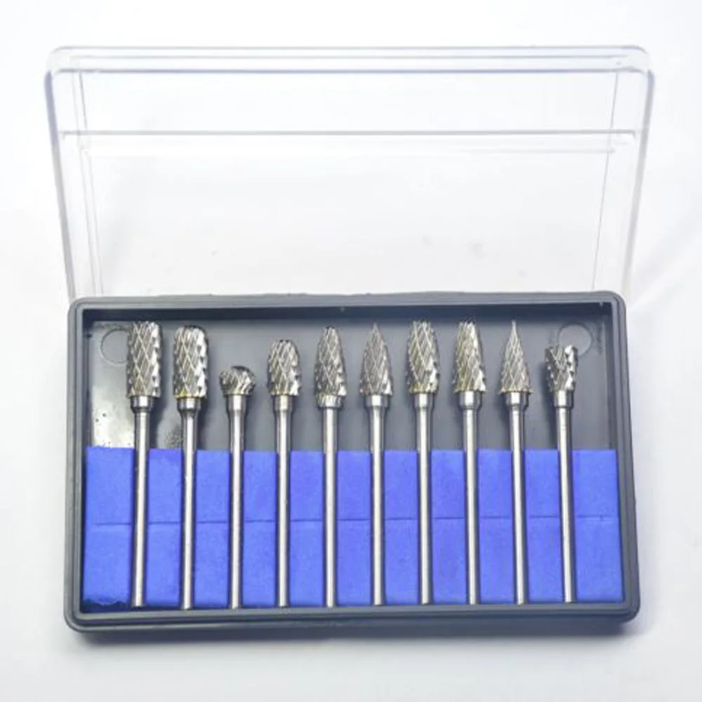 

Rotary File Tungsten Steel Milling Cutter Head 3*6mm Carbide Grinding Head Wood Carving Sharpening Head Carving Knife