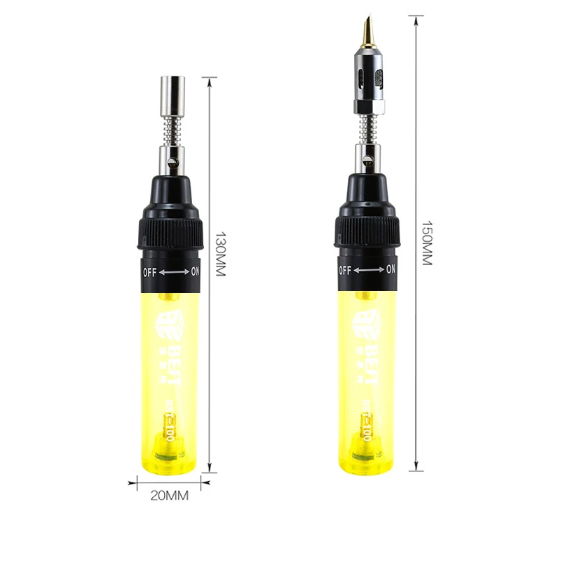 Случайный цвет лучшая ручка Газовый паяльник надувной Утюг чистый бутан 1300