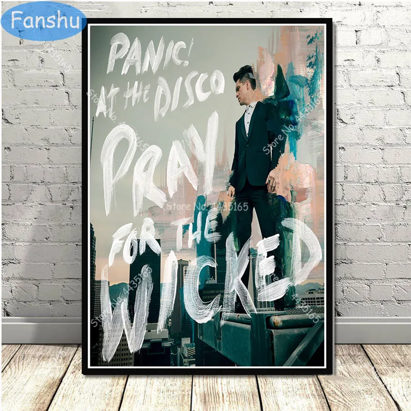 Новый Brendon урие Panic! at the Disco поп звезды плакат холст картины Плакаты и принты