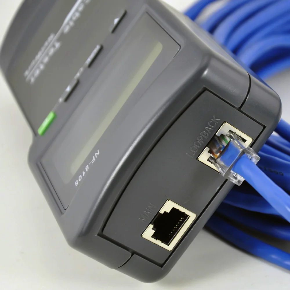 NOYAFA NF 8108A сети LAN Кабельный тестер Измеритель Cat5 телефон RJ45 RJ11 BNC Cat5E/ 6E UTP STP|network lan