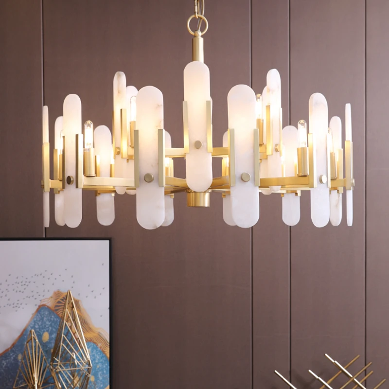 Post Modern LED Pendant Light Full Copper Polish Process Droplight E14 6W Bulb Fashion Nodric Suspension Free Shipping | Лампы и