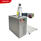 Волоконный лазерный станок с автофокусом, гравер, режущий инструмент 20 Вт, 30 Вт, 50 Вт, карта управления BJJCZ, лазерный станок Raycus для резки ювелирных изделий