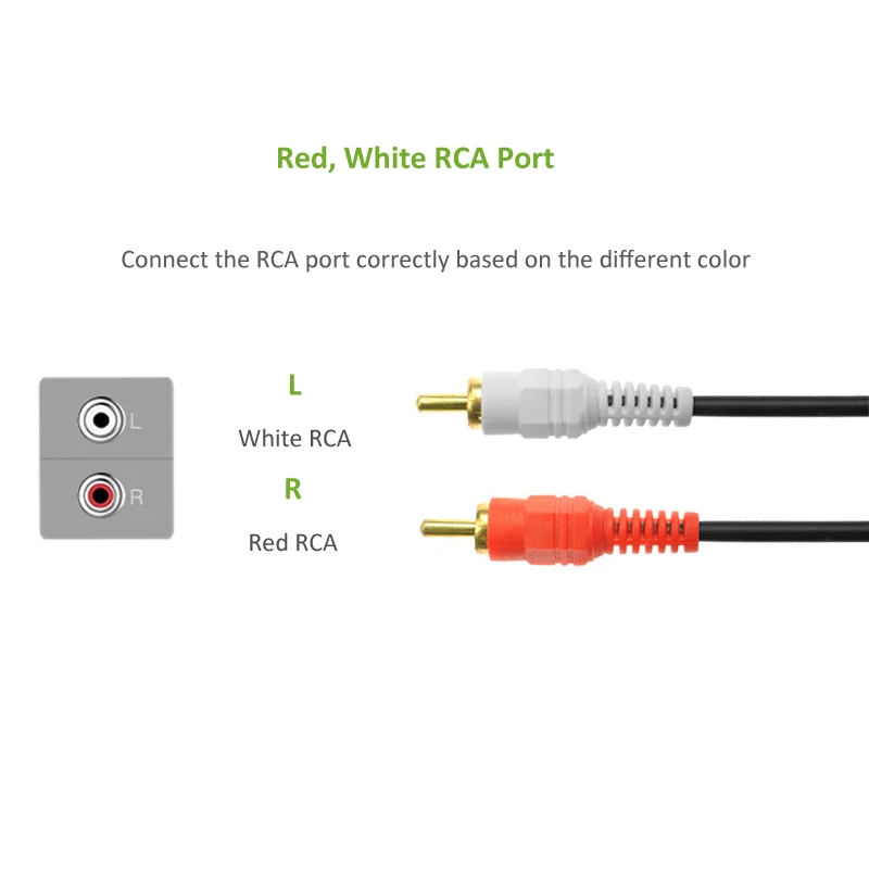 2RCA штекер 2 RCA мужской кабель аудио стерео AUX AV видео конвертер шнур для Android tv Box CD