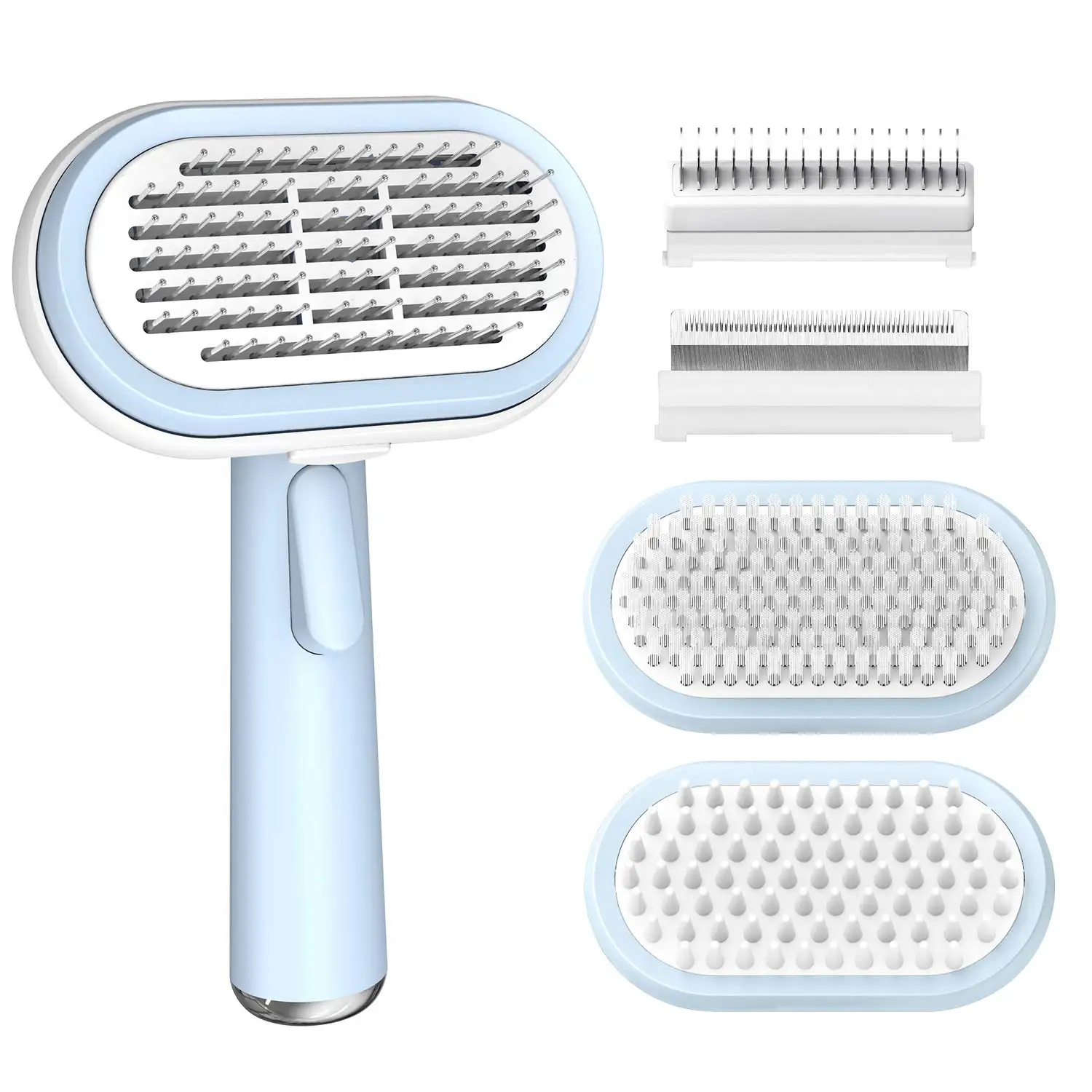 Hoopet собака Кот щетка 5 в 1 комплект для ухода за шерстью домашних животных длинный