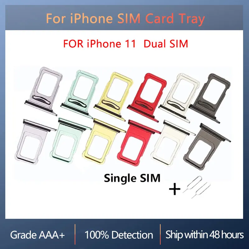 11 новых лотков для карт Nano Sim iphone запасная часть держатель SIM-карты адаптер гнездо