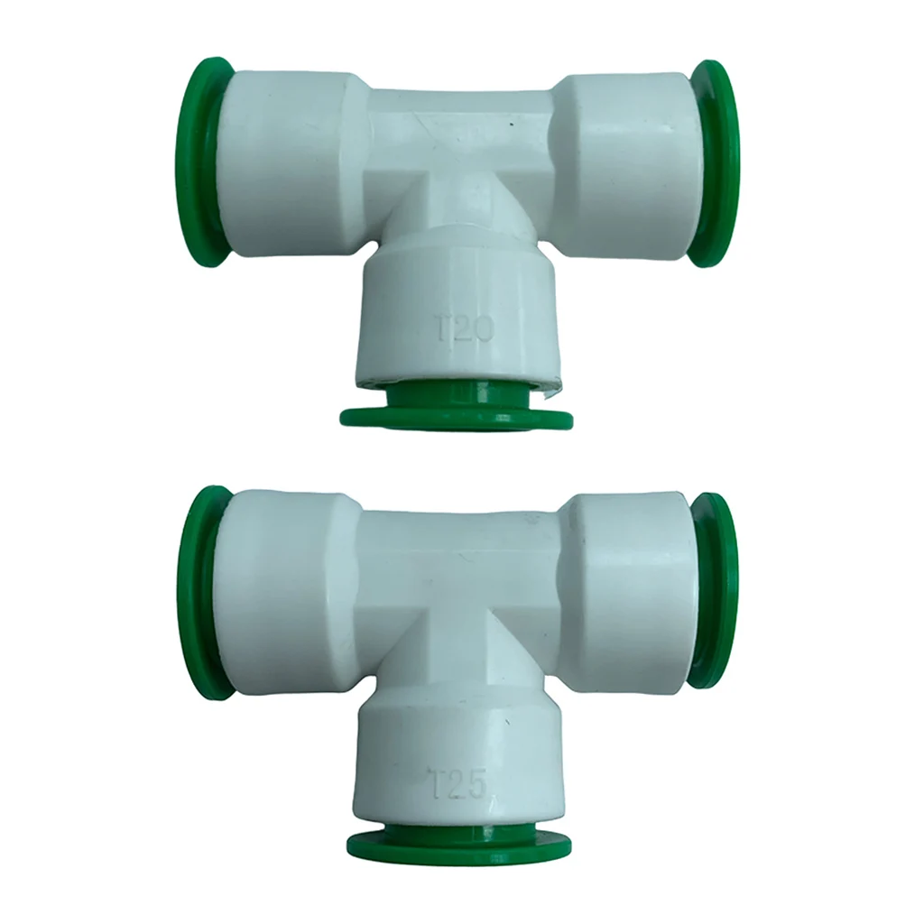 

PPR Tube Fittings Straight Quick Connector Tee Adapter Plumbing Water Pipe