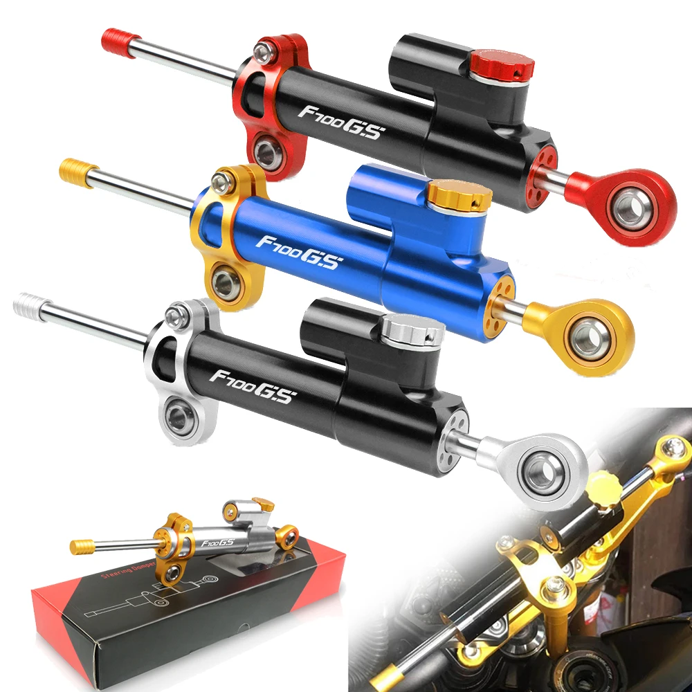 For BMW F700GS Universal Motorcycle CNC Adjustable Steering Damper Stabilizer 700 GS 2013 2014 2015 2016 Accessories | Автомобили и