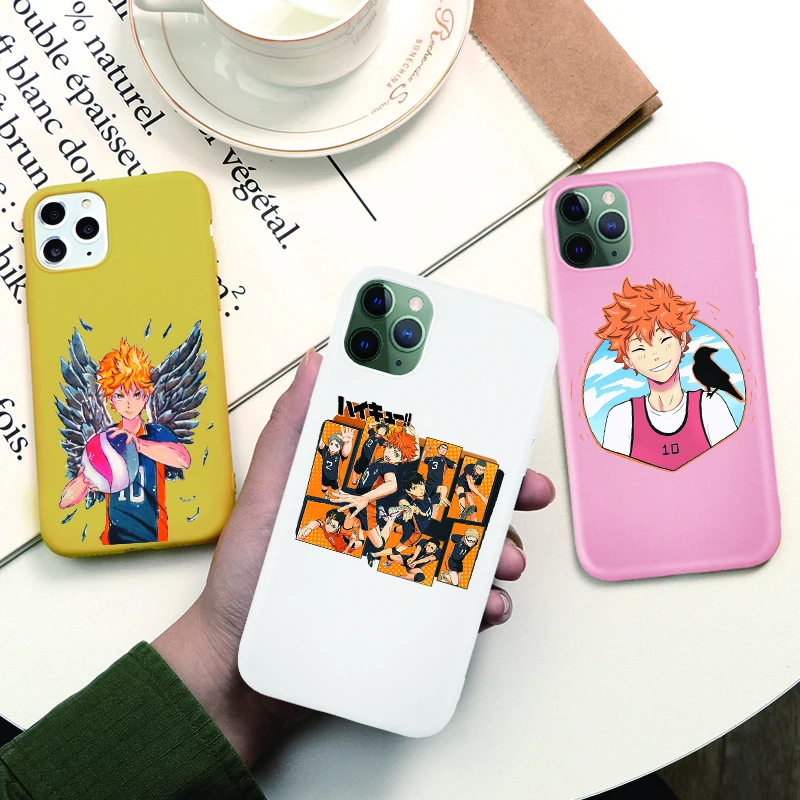 Чехол Haikyuu Hinata для iPhone 12 11 Pro MAX XR XS 7 8 Plus 6 6s Plus|Бамперы| |