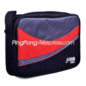 Сумка для настольного тенниса DHS, квадратная (двухслойная на 2 ракетки), Оригинальный чехол для ракетки для пинг-понга DHS