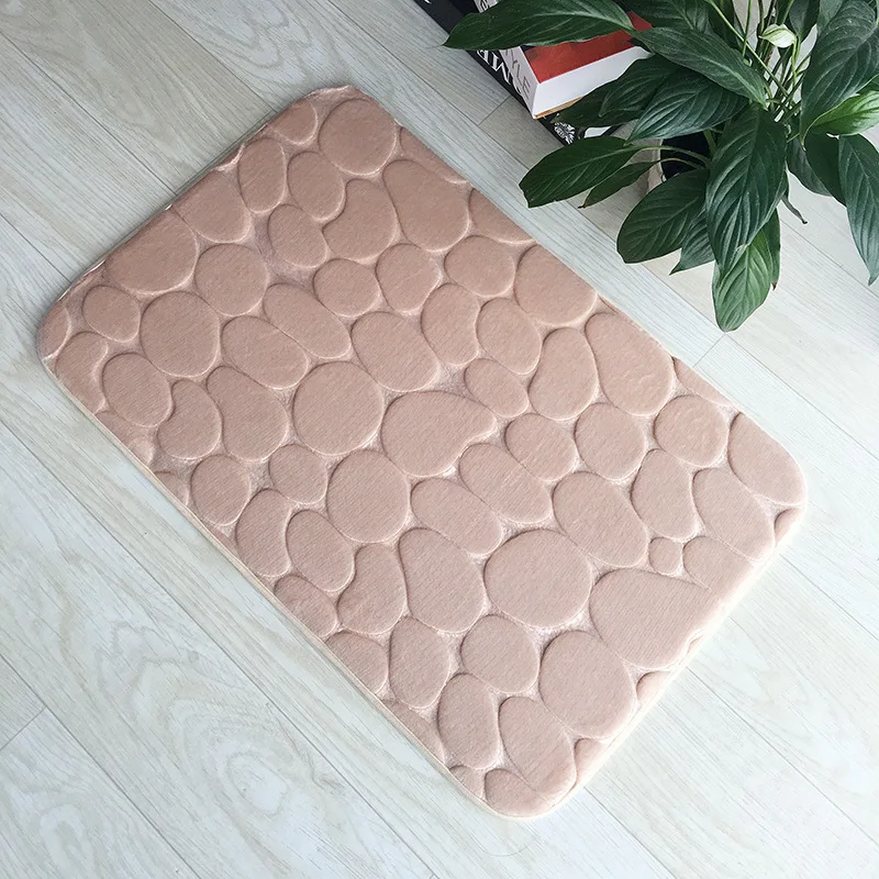 Утолщенный напольный коврик серый дверной для ванной комнаты мягкий ног двери