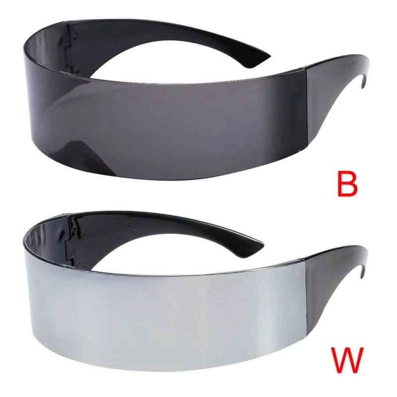 Крутая футуристическая оберточная маска солнцезащитные очки для костюма монуса