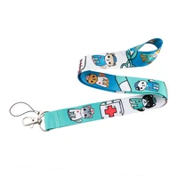 cb606 medical cat doctor nurse neck strap lanyard for key id card mobile phone straps usb badge holder hang rope