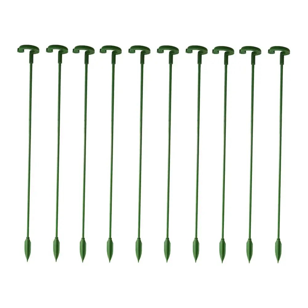 

Подставка для поддержки растений 10 шт., металлическое кольцо для поддержки цветов, бонсай, инструмент для сада