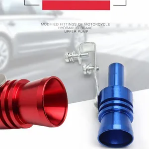 Универсальный турбо звук Глушитель выхлопная труба свисток автомобильный негабаритный рев