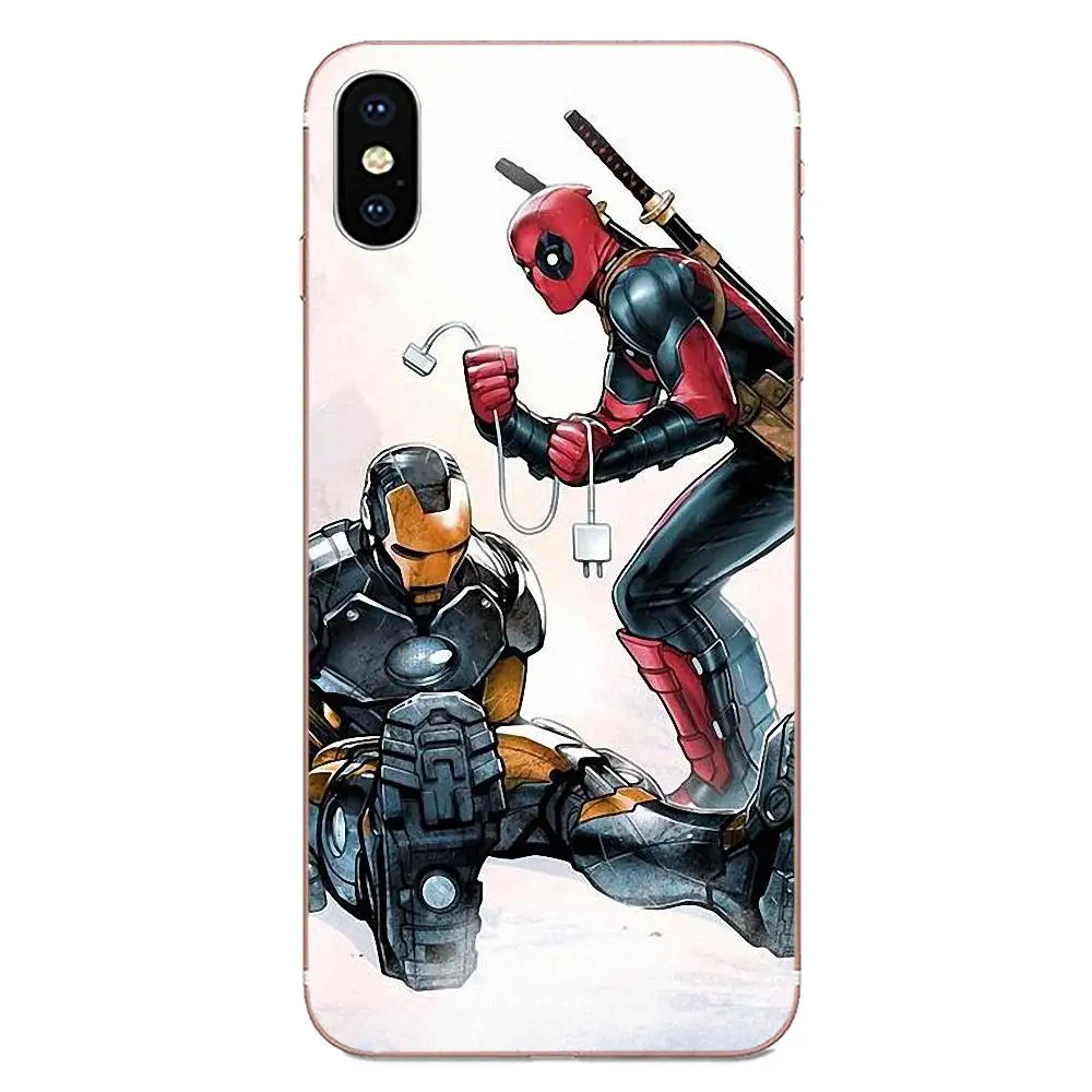 Супер классные Marvel фильма Дэдпул рубашки для htc Desire 530 626 628 630 816 820 830 один A9 M7 M8 M9 M10 E9