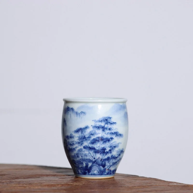 Taza de bamb&uacute; con olor a fragancia de cacao JingLin oculta, taza peque&ntilde;a de 85 cc-1