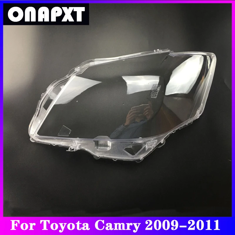 

Car Transparent Front Headlight Cover 2009-2011 Lens Glass Lampshade Head Light Lamp Shell For Toyota Camry Asia-Pacific Version