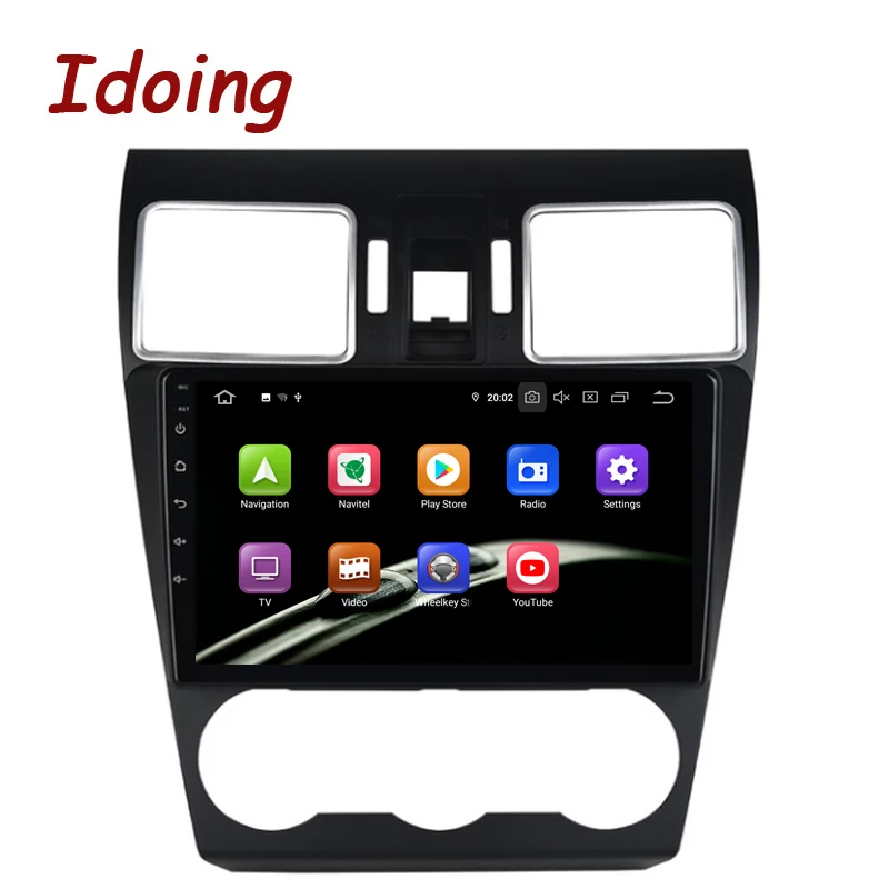 Idoing 9 &quot2.5D TDA7850 автомобильный Android 0 Радио мультимедийный плеер для Subaru Forester 2016 2018