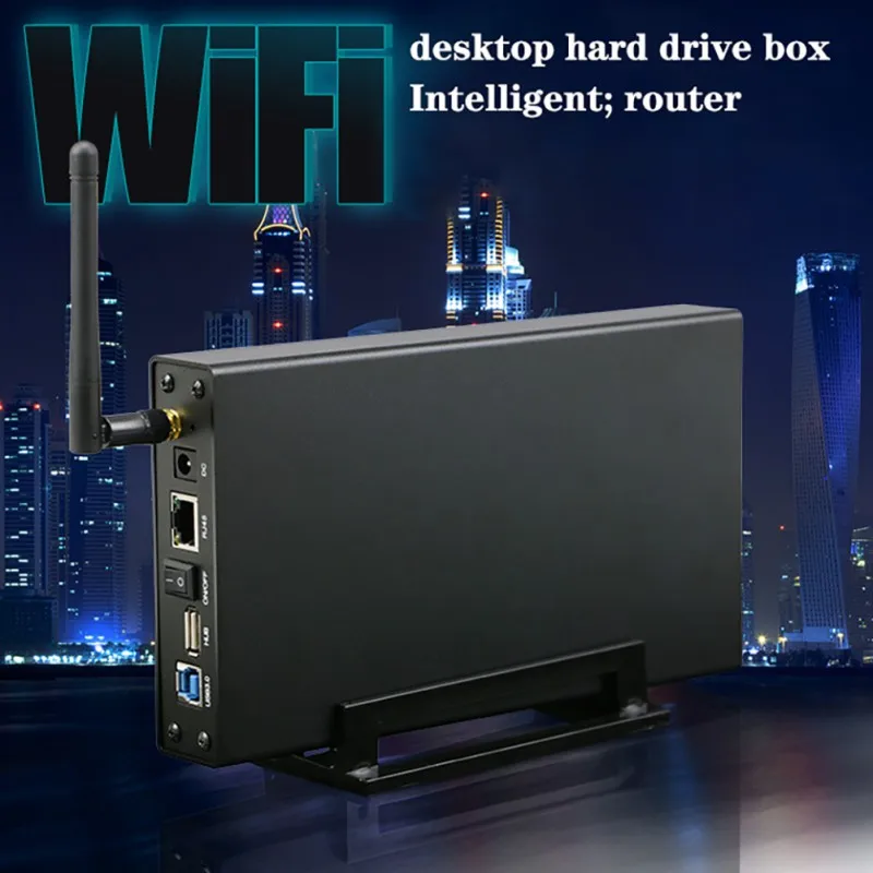 3 5 дюймов USB3.0 беспроводной корпус для жесткого диска частный облачный