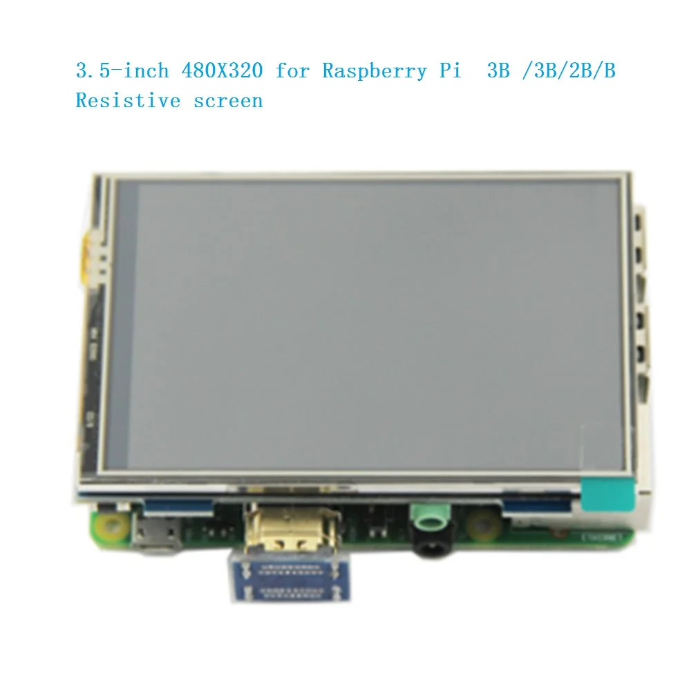 Resistive screen 7/5/4/3,5-дюймовый ЖК-монитор HDMI 1024X600 HD сенсорный экран емкостный сенсорный экран для Raspberry Pi 4 Модель B 3B+/3B/2B/B+ сенсорный экран - Цвет: Resistive screen