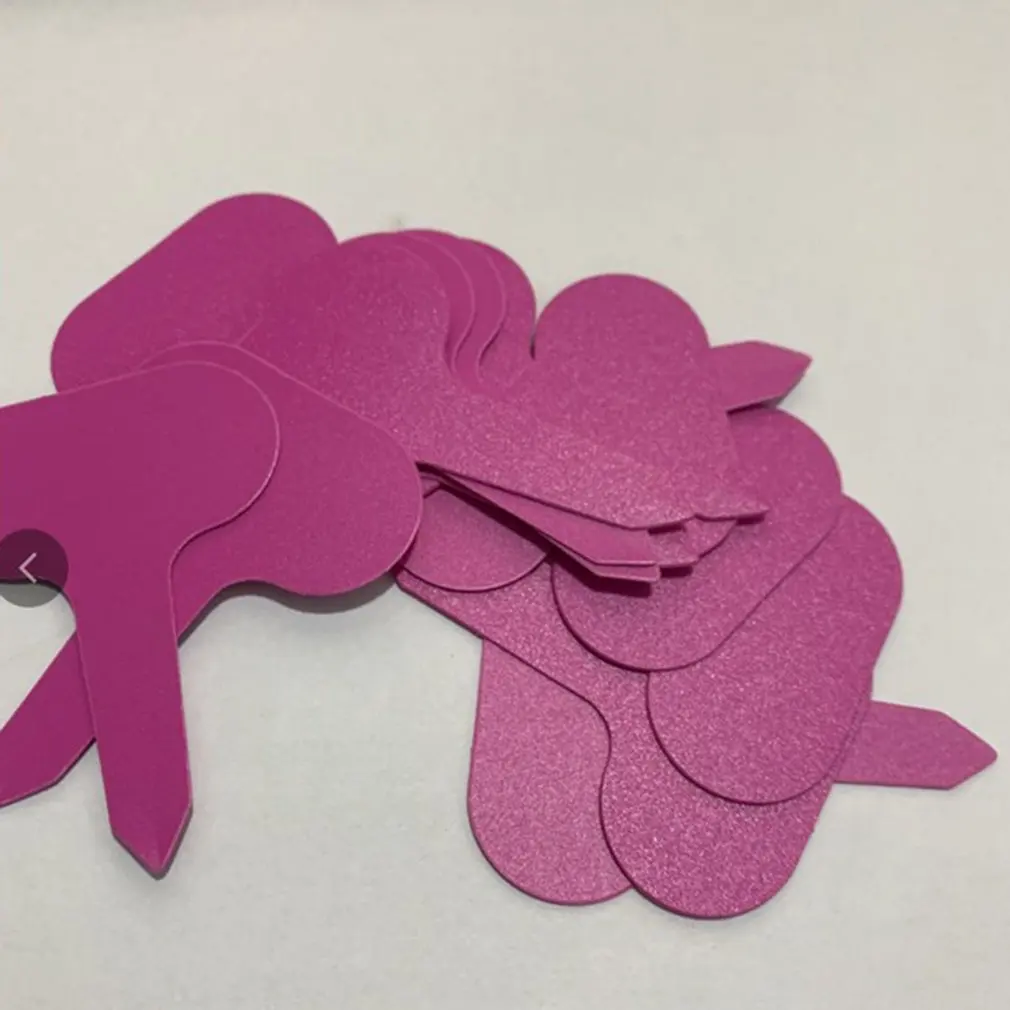 

100Pcs Plastic T-type Garden Tags Ornaments Plant Flower Label Nursery Thick Tag Markers for Plants Garden Decoration