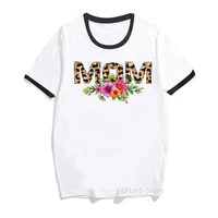 watercolor blessed mimi letter print t shirt women super mom tshirt femme mothers day gift t shirt female harajuku shirt