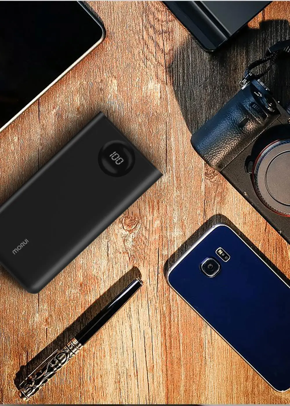 MORUI 25000mAh power Bank PL25 большая емкость mi ni Мобильный Внешний аккумулятор с светодиодный цифровым дисплеем для Iphone Xiaomi mi