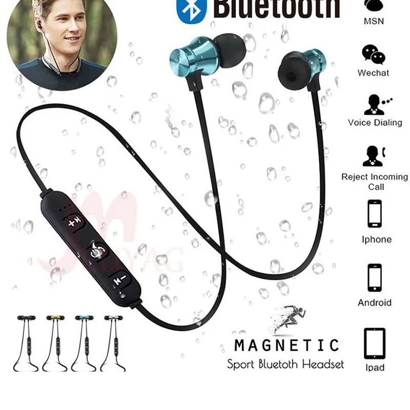 10 шт. в партии BT400 магнитные беспроводные Bluetooth наушники гарнитура для телефона с
