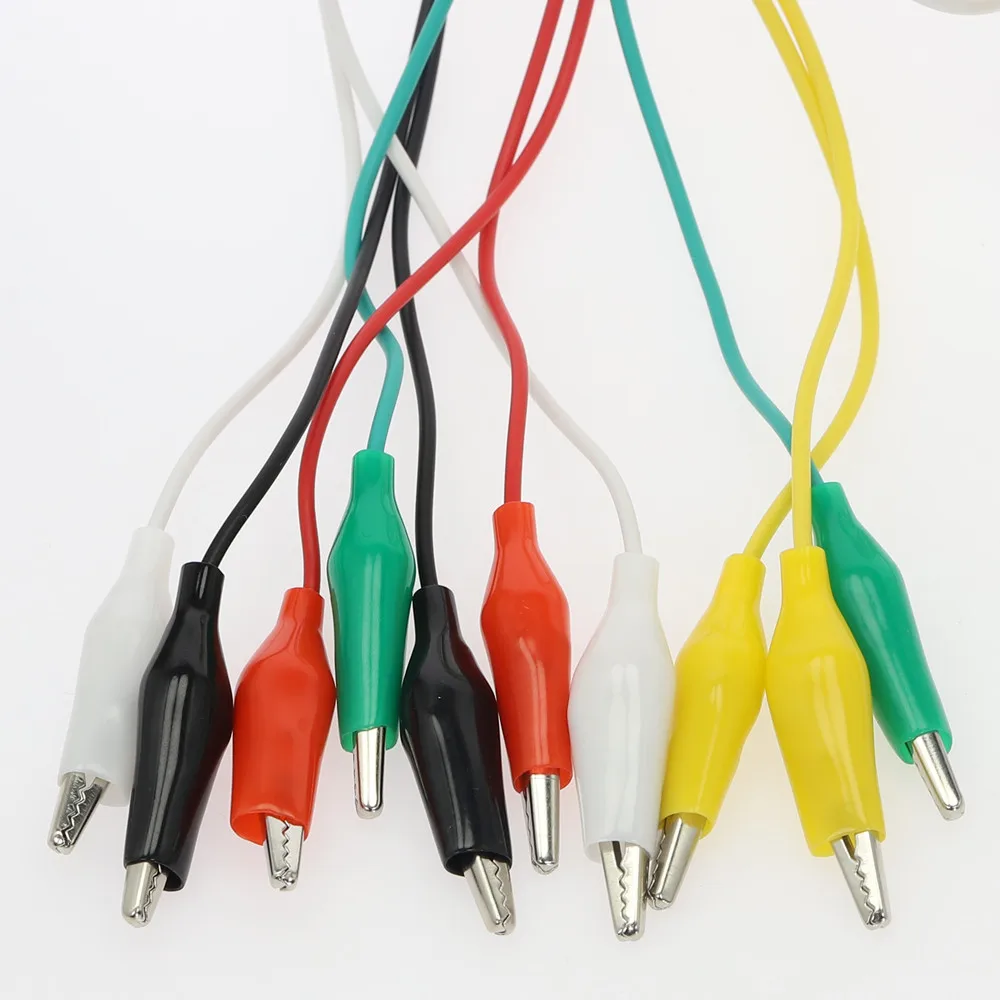 Зажимы типа Аллигатор 10 шт. электрические Тестовые провода сделай сам