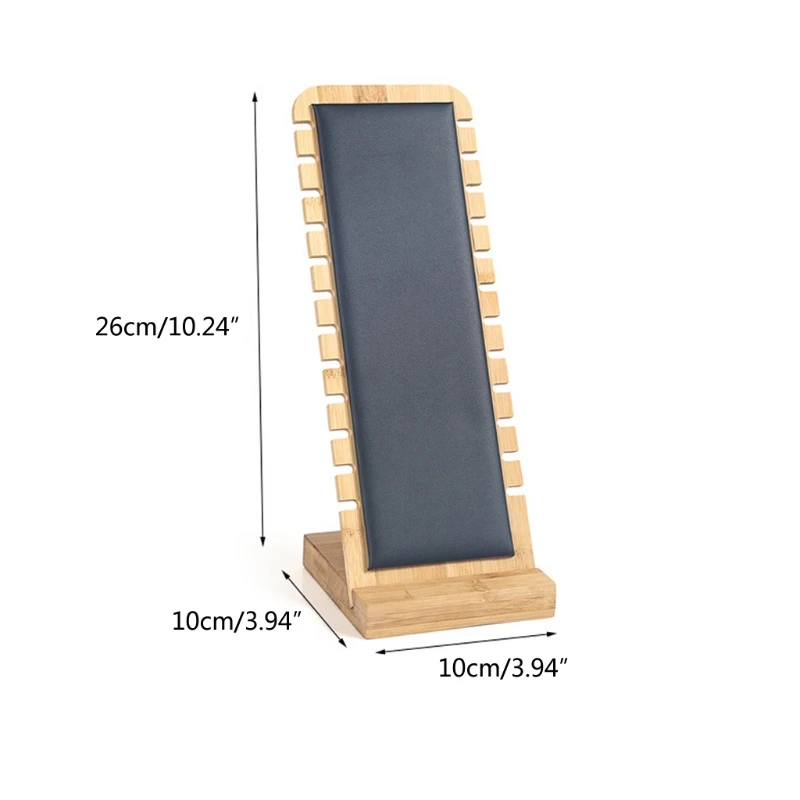 

Bamboo Jewelry Display Stand Necklace Display Stand Wooden Multiple Necklace Easel Showcase Display Holder for Necklaces