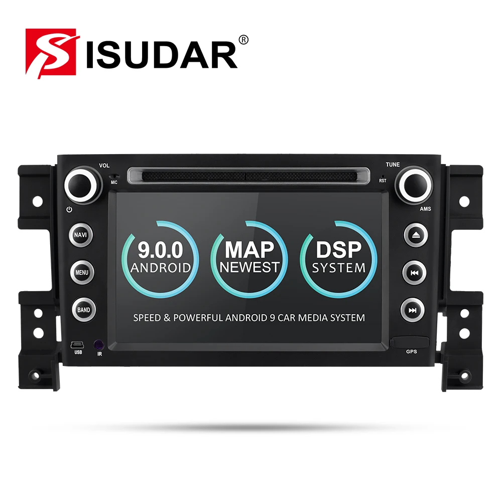 Isudar Авторадио для SUZUKI/Grand Vitara автомобильный мультимедийный плеер Android 9 dvd