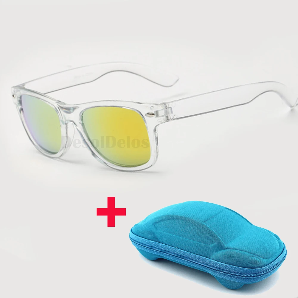 

Cool Kids Sunglasses Children Anti-uv Sun Glasses Boys Girls Baby Eyeglasses Coating Lens UV 400 Protection With Box C05