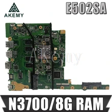 Upgraded version 8GB/RAM N3710 CPU For Asus E502S E502SA E402S E402SA Motherboard E502SA E402SA laptop Mainboard Mainboard