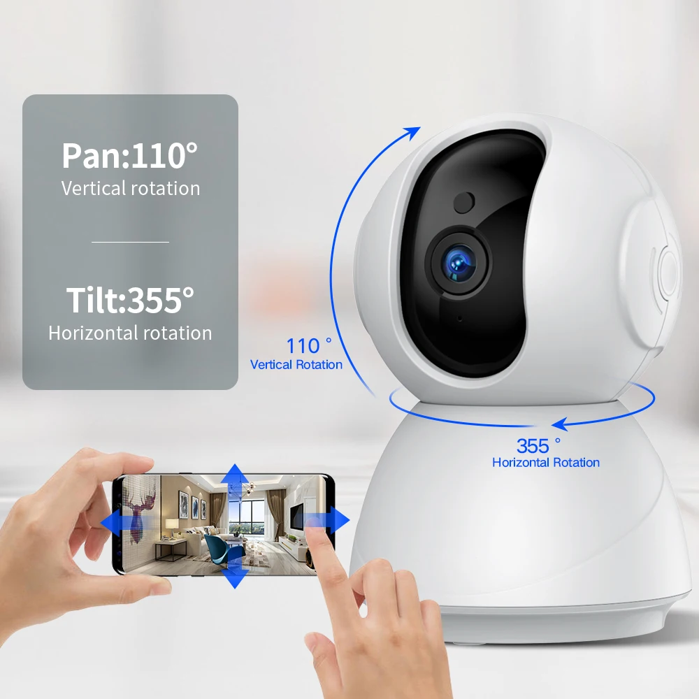 sdeter indoor ip camera wifi 3mp hd pantilt 2 way audio 247 recording motion detection wireless smart home cam for baby nanny free global shipping
